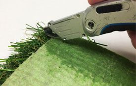 Cutting Artificial Grass