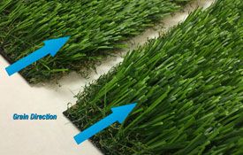 Artificial Grass Grain Direction Photo